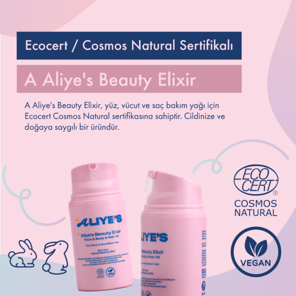 Beauty Elixir  %100 Doğal   Yüz, Vücut ve Saç Bakım Yağı - Görsel 6