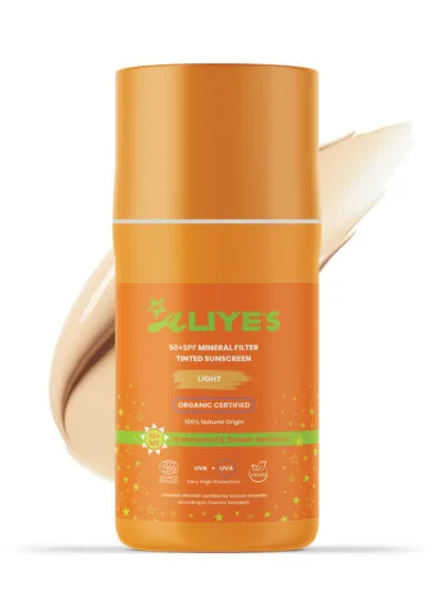 SPF 50+ Organik Mineral Filtreli Güneş Kremi – Açık Ton