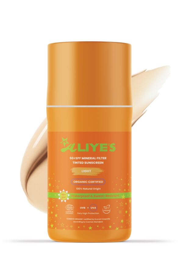 SPF 50+ Organik Mineral Filtreli Güneş Kremi - Açık Ton - Görsel 2