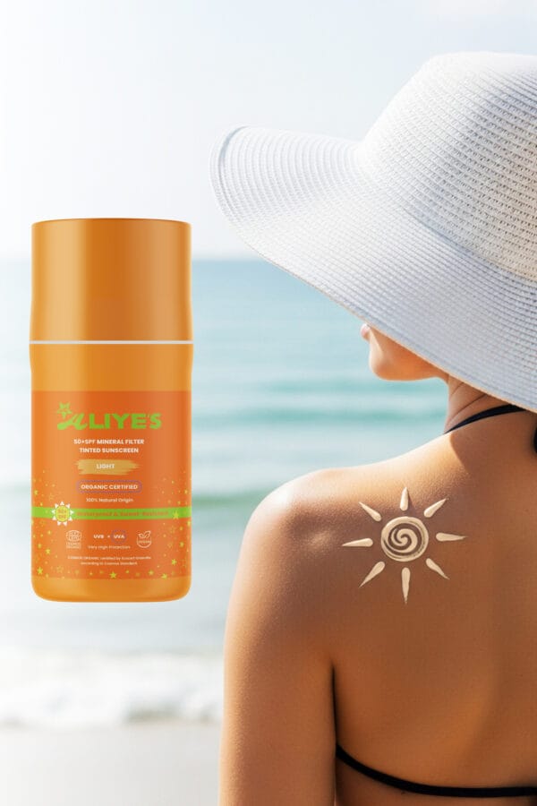 SPF 50+ Organik Mineral Filtreli Güneş Kremi - Açık Ton - Görsel 3