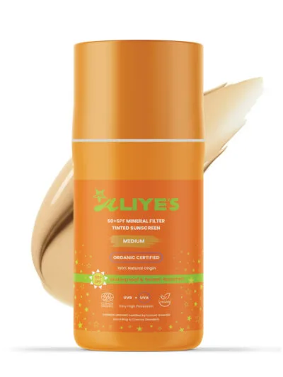 SPF 50+ Organik Mineral Filtreli Güneş Kremi – Orta Ton