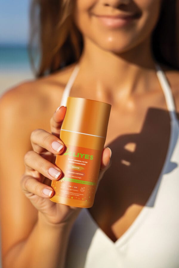 SPF 50+ Organik Mineral Filtreli Güneş Kremi - Orta Ton - Görsel 3