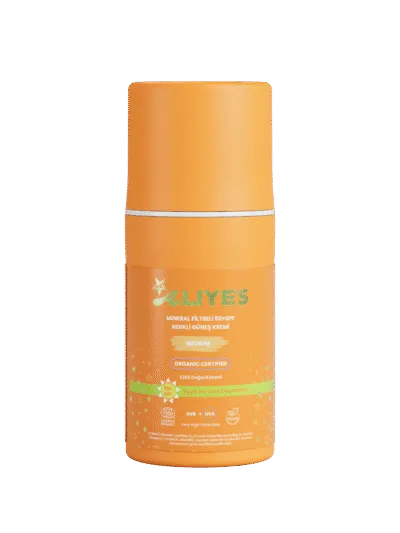 SPF 50+ Organik Mineral Filtreli Güneş Kremi – Orta Ton