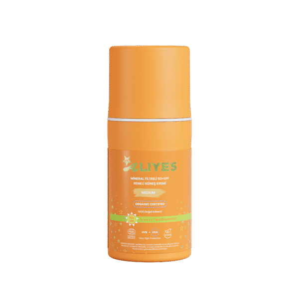 SPF 50+ Organik Mineral Filtreli Güneş Kremi - Orta Ton