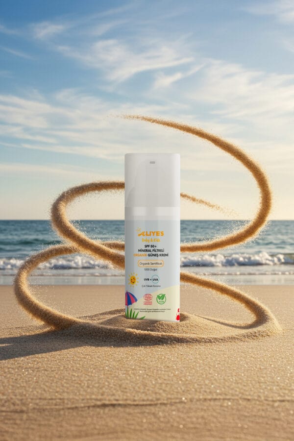Organik Bebek & Çocuk Güneş Kremi SPF 50+ | Ecocert l Mineral Filtre, Non-Nano Çinko Oksit, Vegan - Görsel 5