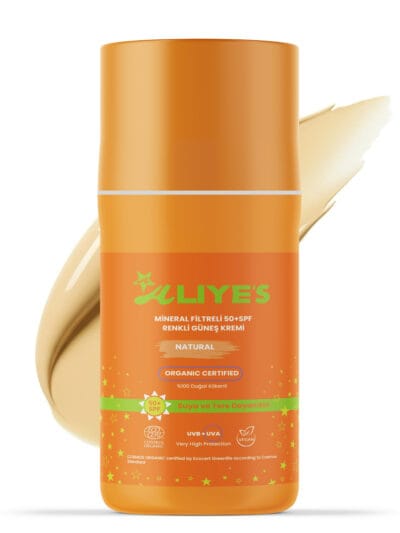 SPF 50+ Organik Mineral Filtreli Güneş Kremi – Natural Ton