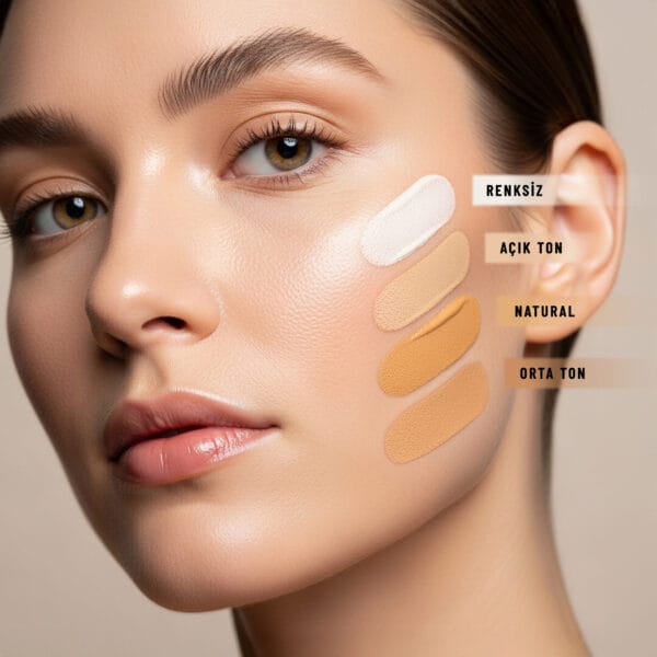 SPF 50+ Organik Mineral Filtreli Güneş Kremi - Natural Ton - Görsel 4
