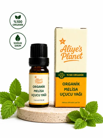 %100 Organik Melisa Uçucu Yağı – Cilt Bakımı, Aromaterapi, Stres Azaltıcı & Uyku Destekleyici
