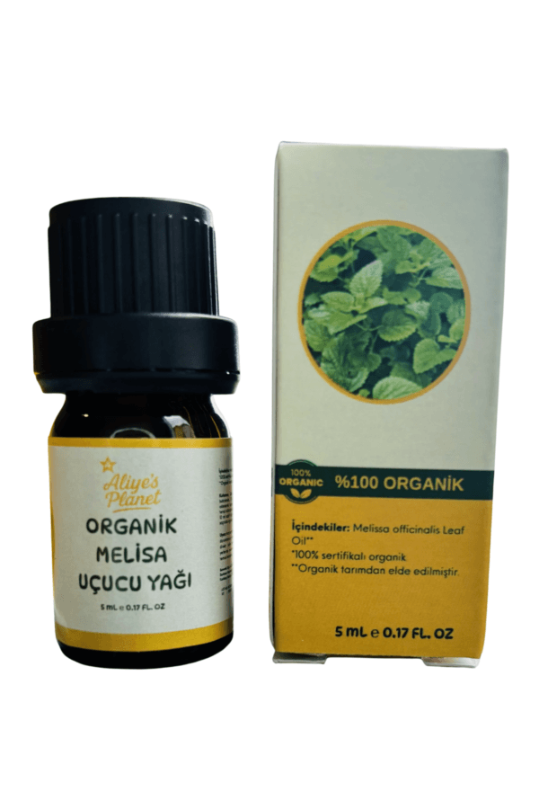 %100 Organik Melisa Uçucu Yağı – Cilt Bakımı, Aromaterapi, Stres Azaltıcı & Uyku Destekleyici - Görsel 4