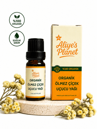 %100 Organik Ölmez Çiçek Uçucu Yağı – Kırışıklık Karşıtı, & Cilt Yenileyici