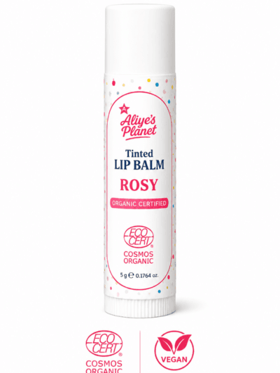 ROSY – Organik Renkli Lip Balm – Doğal Işıltı Veren Nemlendirici & Besleyici Dudak Balmı